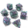 Duotone Lotus 7-Piece Metal Dice Set