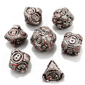 Steampunk Bloody 7-Piece Metal Dice Set