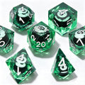Pool Liquid Core 7-Piece Dice Set
