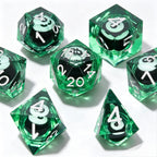 Pool Liquid Core 7-Piece Dice Set