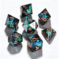 Midnight Void Solid Core 7-Piece Dice Set