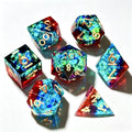 Chromatic Flare Solid Core 7-Piece Dice Set