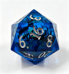 Voyagers Blue Liquid Core 7-Piece Dice Set