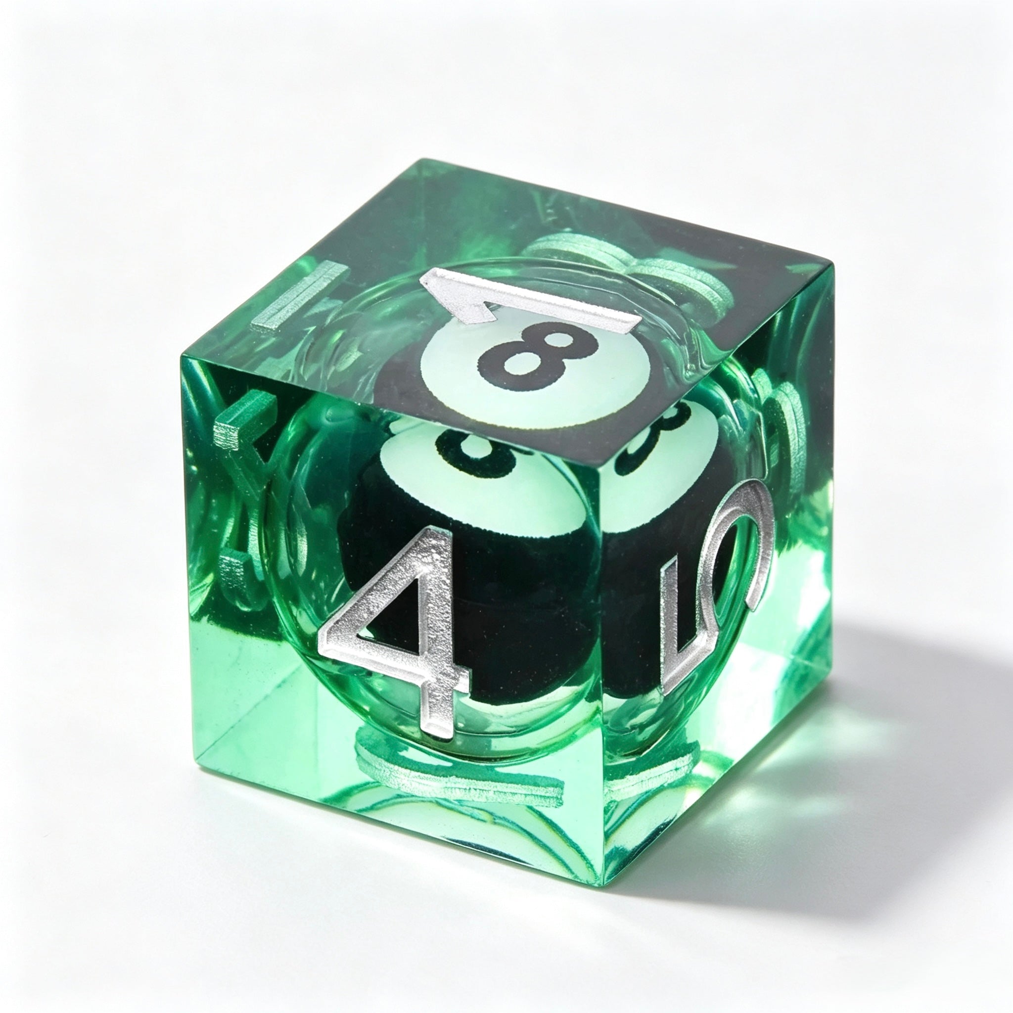 Pool Liquid Core 7-Piece Dice Set