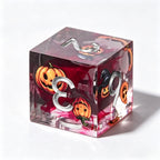 Bloody Pumpkin Solid Core 7-Piece Dice Set