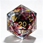 Bloody Skull Liquid Core 7-Piece Dice Set