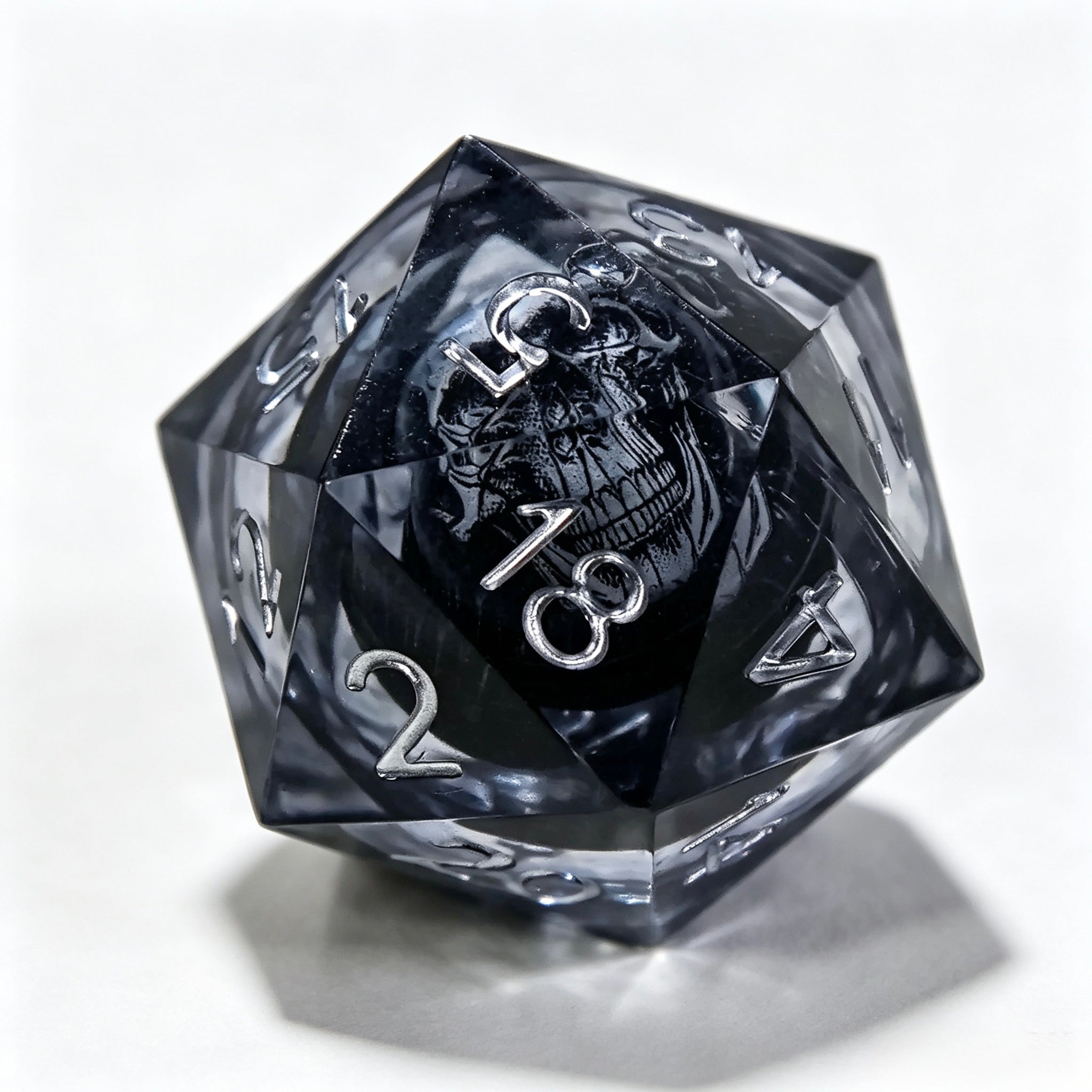 Shadow Skull Liquid Core 7-Piece Dice Set