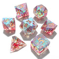 Celestial Starlight Solid Core 7-Piece Dice Set