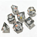Grey Koi Liquid Core 7-Piece Dice Set