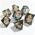 Smokey Siren Liquid Core 7-Piece Dice Set