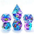 Gradient Butterfly Solid Core 7-Piece Dice Set