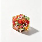 Fruit Slices Solid Core 7-Piece Dice Set