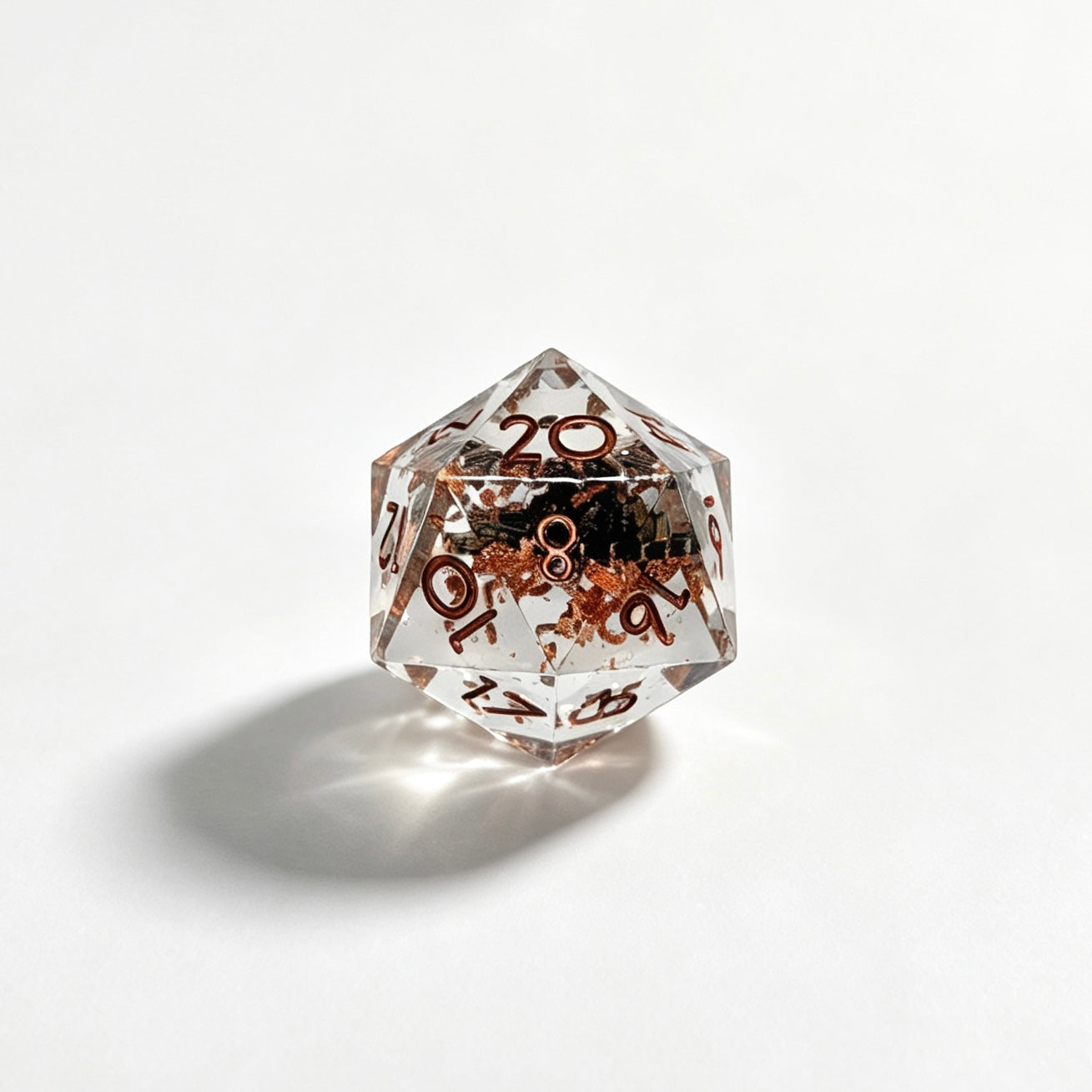 Steampunk Solid Core 7-Piece Dice Set