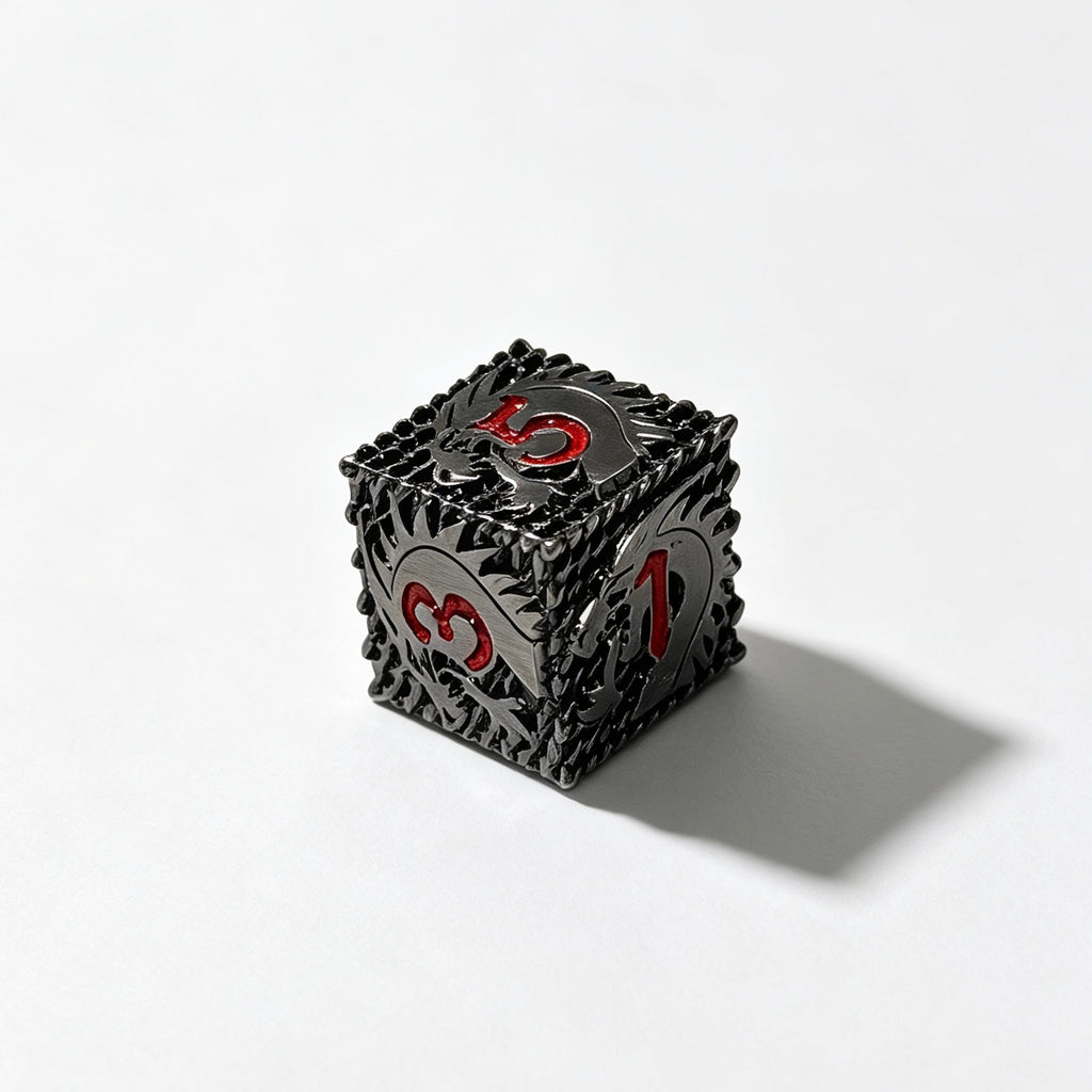 Dragon Scale 7-Piece Metal Dice Set